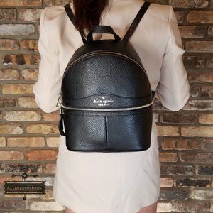 Kate Spade MEDIUM KARINA backpack BLACK NWT